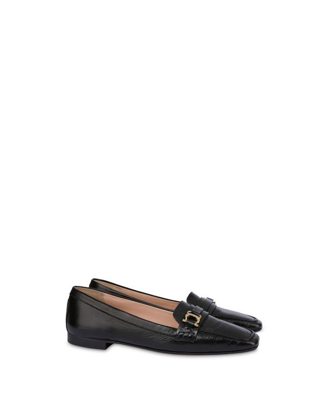Pollini Mocassini In Naplak Uptown Nero Soddisfazione Garantita