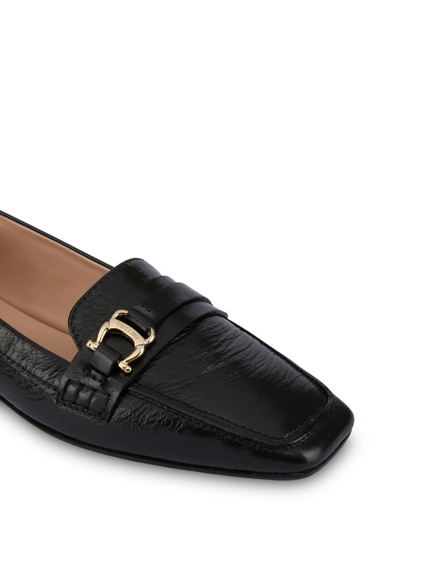 Pollini Mocassini In Naplak Uptown Nero Soddisfazione Garantita