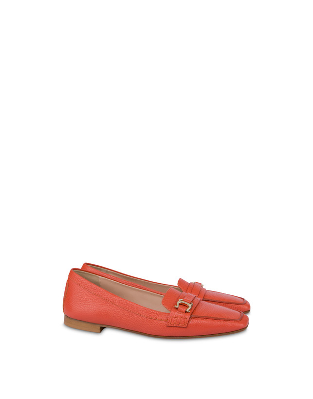 Pollini Mocassini In Vitello Uptown Cannella Qualità Garantita