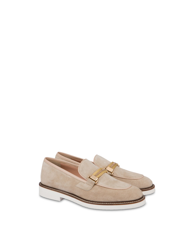 Pollini Mocassini In Vitello Mannish Sabbia/sabbia Promozione Limitata