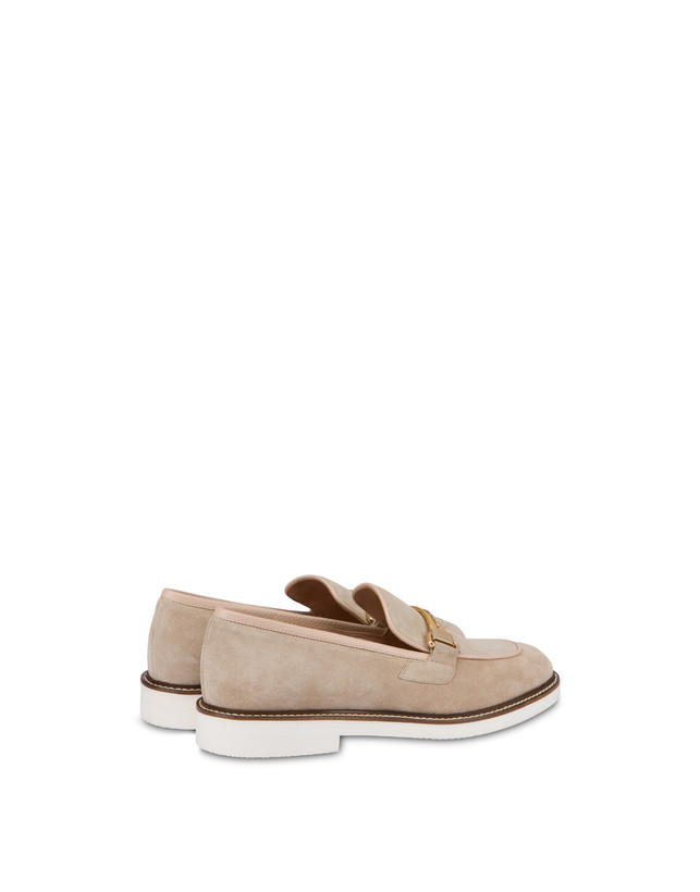 Pollini Mocassini In Vitello Mannish Sabbia/sabbia Promozione Limitata