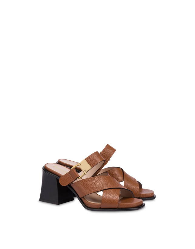 Pollini Sandali In Vitello Synthesis Toffee Moda