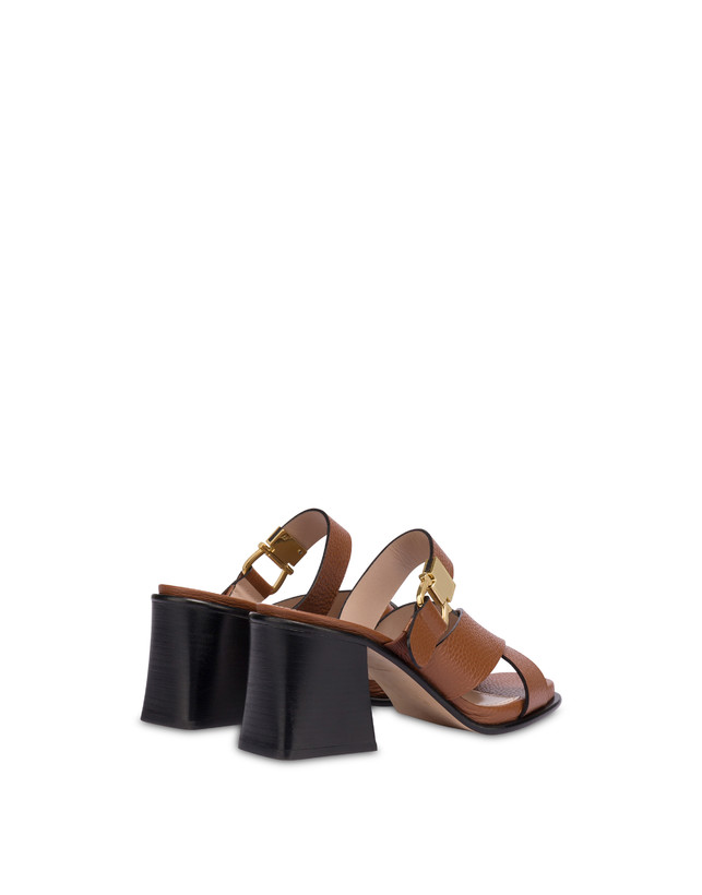 Pollini Sandali In Vitello Synthesis Toffee Moda