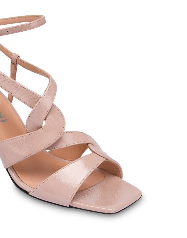 Pollini Sandali In Naplak Curvy Nude Nuovo