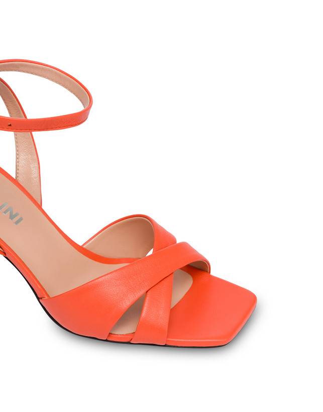 Pollini Sandali In Nappa Cote D'azur Coral Grandi sconti