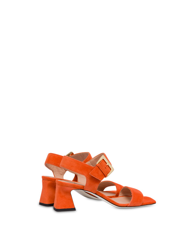 Pollini Sandali In Camoscio Nina Coral Presa