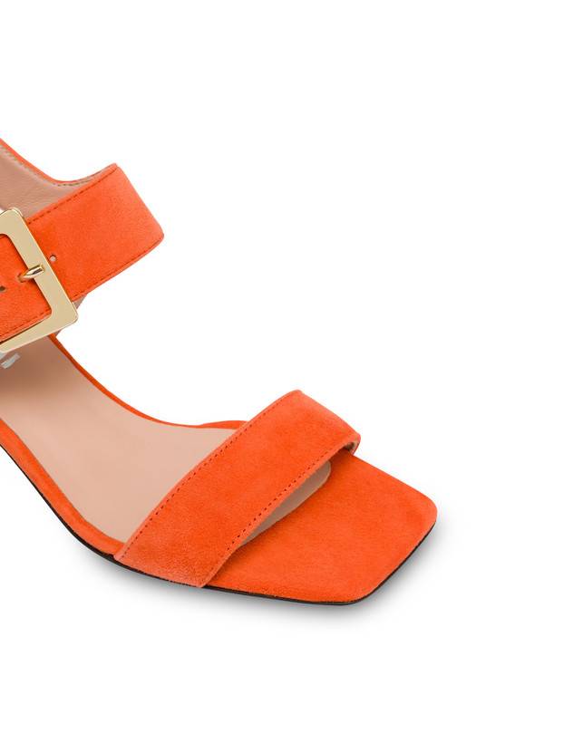 Pollini Sandali In Camoscio Nina Coral Presa