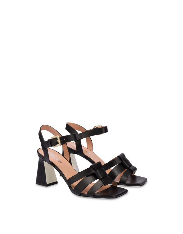 Pollini Sandali In Vacchetta Sahara Nero Promozione temporanea