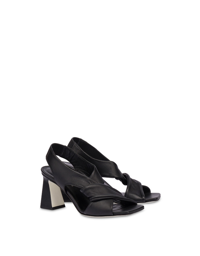 Pollini Sandali In Nappa Oasis Nero Online