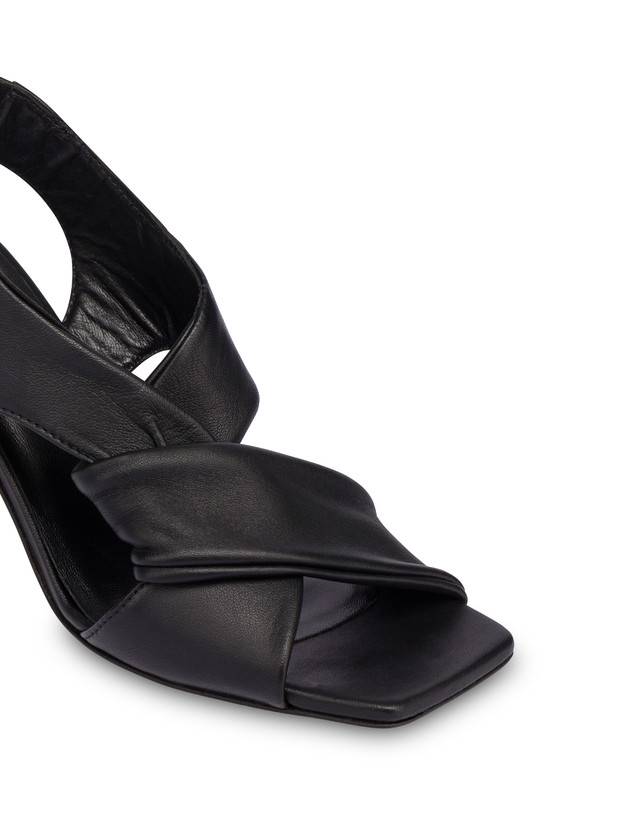 Pollini Sandali In Nappa Oasis Nero Online