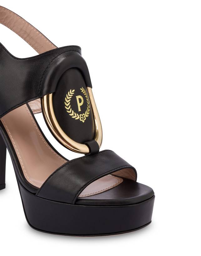 Pollini Sandali Con Plateau Wonder Nero Hotsell