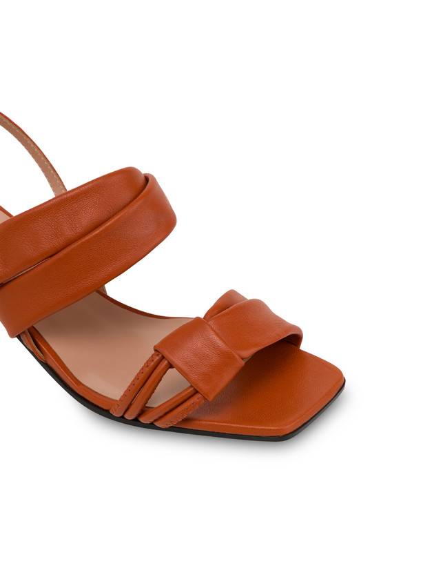 Pollini Sandali In Nappa Lady Tie Wood I Più Venduti