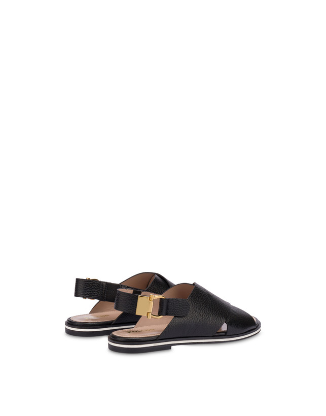 Pollini Sandali Flatform In Vitello Synthesis Nero 50% di sconto con spedizione gratuita