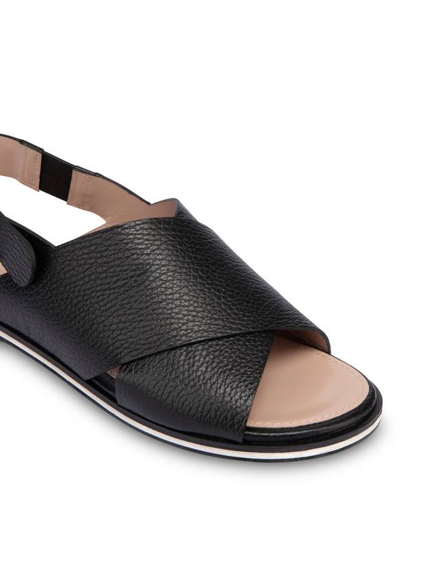 Pollini Sandali Flatform In Vitello Synthesis Nero 50% di sconto con spedizione gratuita