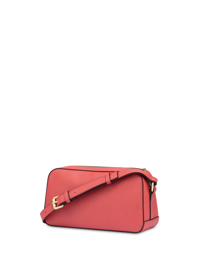Pollini Borsa A Tracolla Con Maxi Lettering Safari Arancio Prezzo Ridotto