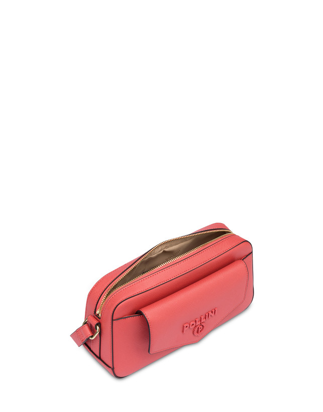 Pollini Borsa A Tracolla Con Maxi Lettering Safari Arancio Prezzo Ridotto