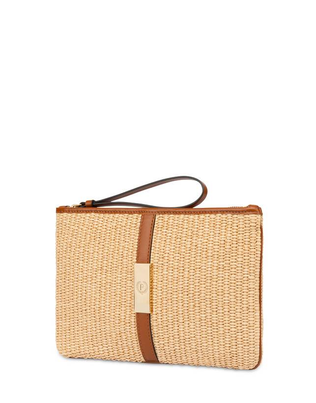Pollini Pochette In Paglia Essence Sabbia Convenienza