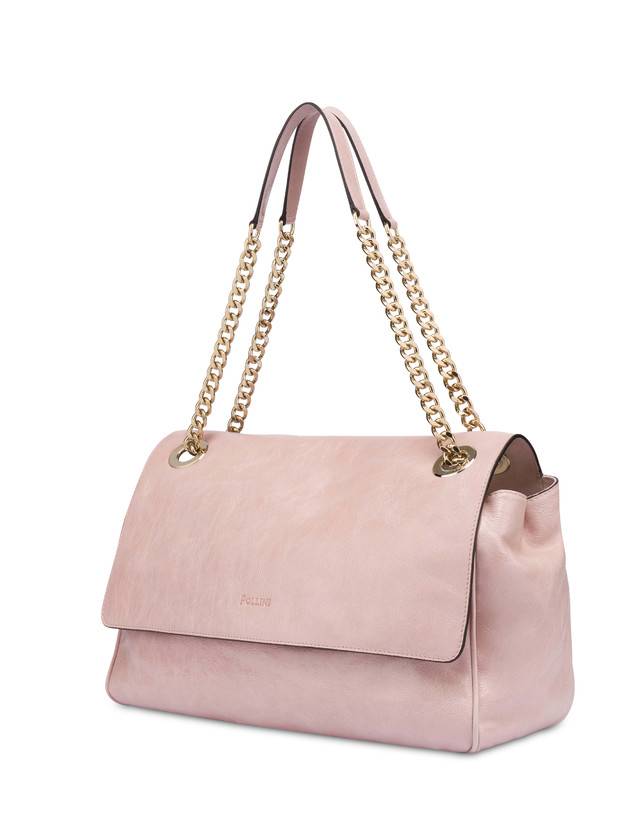 Pollini Borsa A Spalla Medium Softness Cipria Sconto