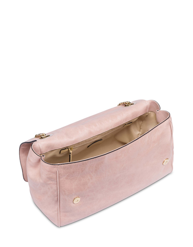 Pollini Borsa A Spalla Medium Softness Cipria Sconto
