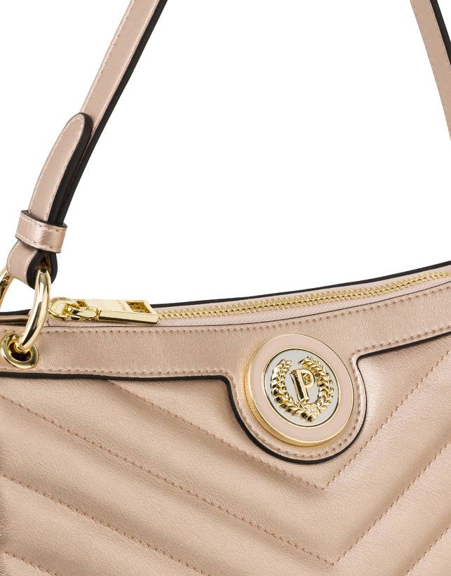 Pollini Borsa A Spalla Matelassé Sunbeam Rose Gold Offerta