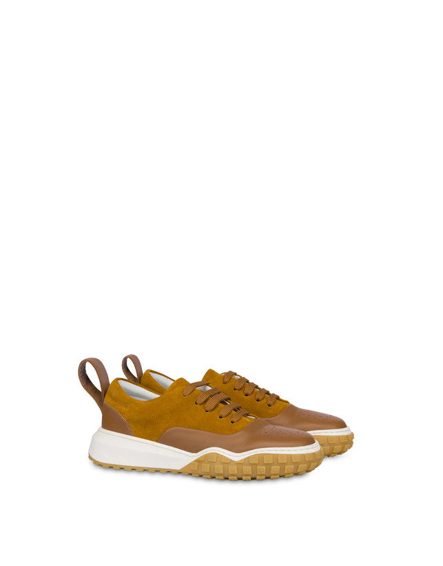 Pollini Sneakers In Crosta E Vitello Runabout Outlet