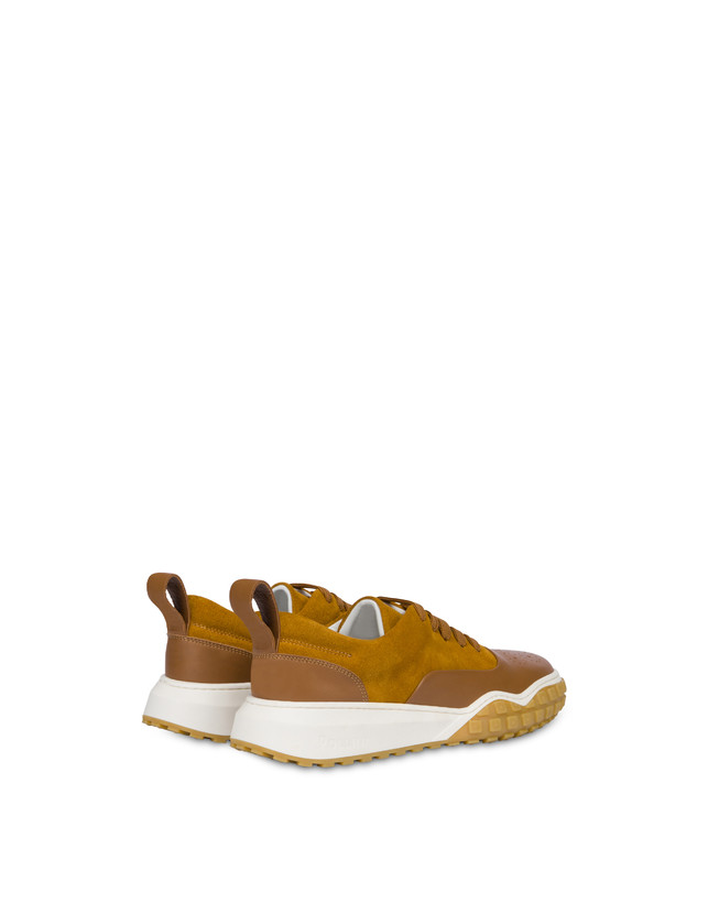 Pollini Sneakers In Crosta E Vitello Runabout Outlet