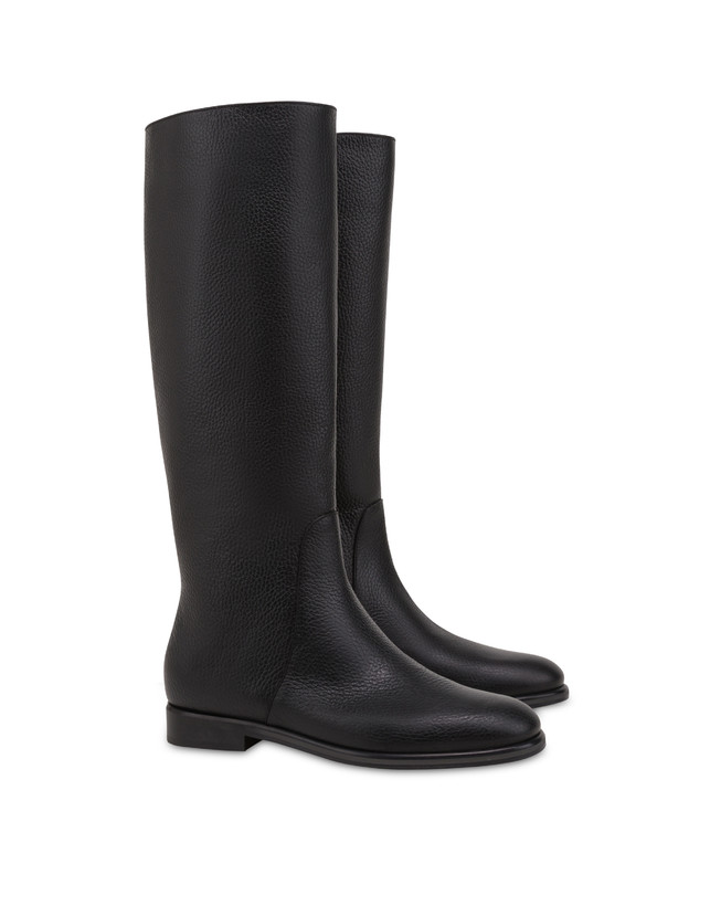 Pollini Stivale Flat In Vitello Core Vendita Calda