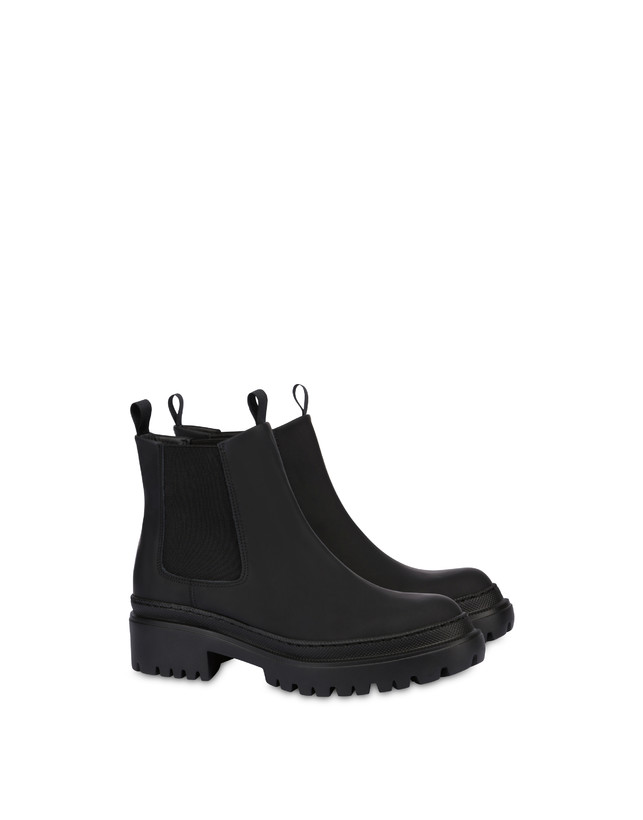 Pollini Beatles In Vitello Rubber Winter Step Nero Negozio
