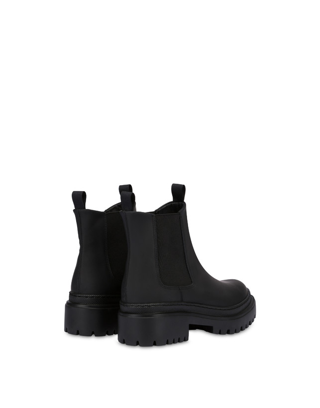 Pollini Beatles In Vitello Rubber Winter Step Nero Negozio