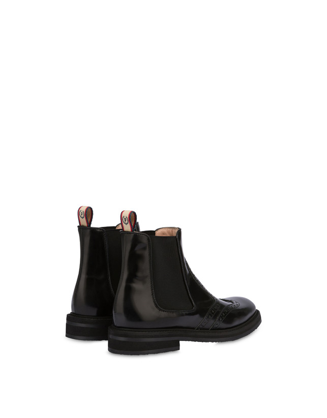 Pollini Beatles In Vitello Abrasivato Mannish Nero 2025