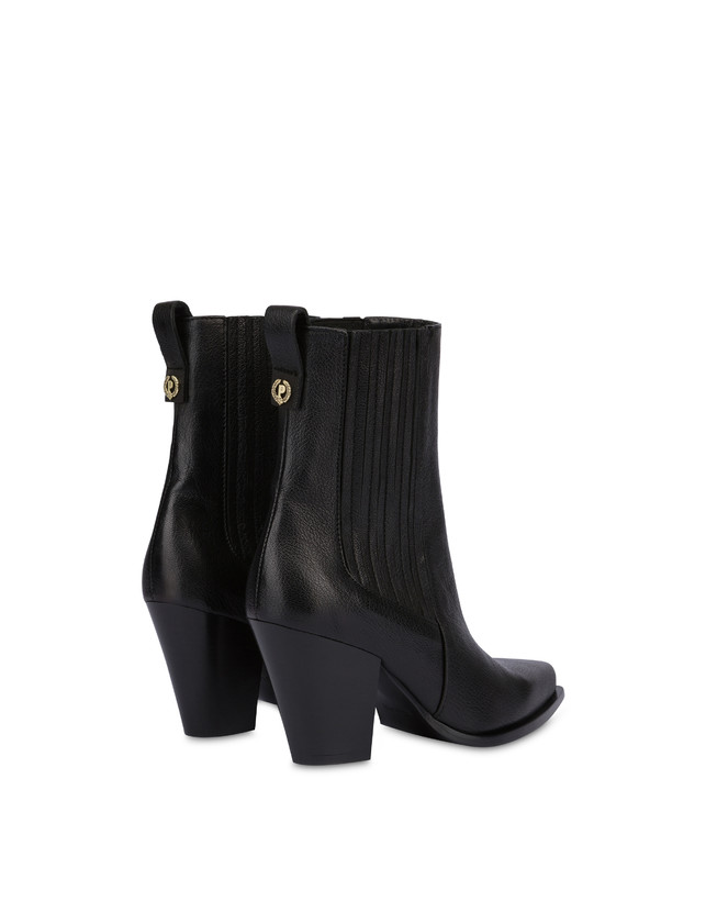 Pollini Stivaletti In Capra Madras Texas Flair Nero 2025