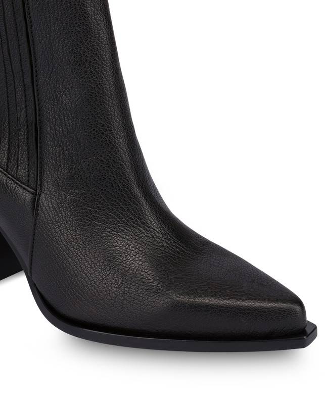 Pollini Stivaletti In Capra Madras Texas Flair Nero 2025