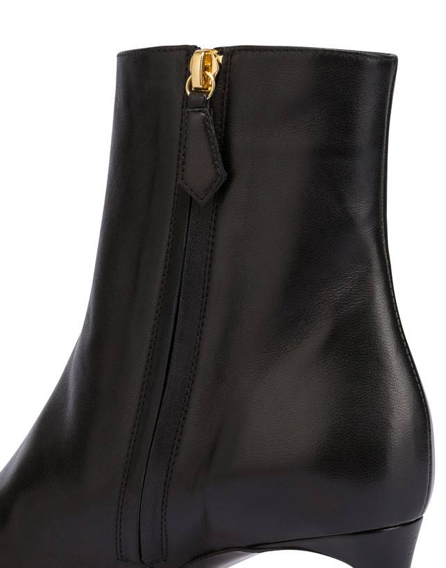 Pollini Stivaletti In Nappa Attitude Nero Qualità