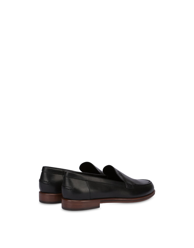 Pollini Mocassini In Vitello Oxford Nero Pezzi Unici