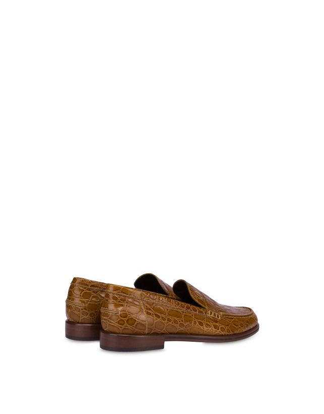 Pollini Mocassini In Vitello Stampa Cocco Oxford Soddisfazione Garantita