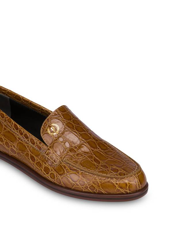 Pollini Mocassini In Vitello Stampa Cocco Oxford Soddisfazione Garantita