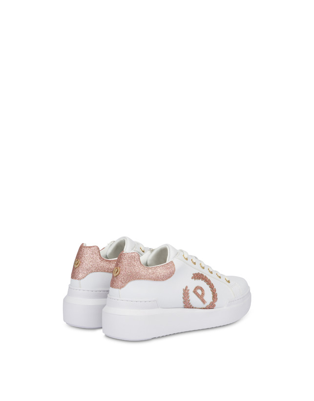 Pollini Sneakers Carrie Con Glitter Bianco/antico Online