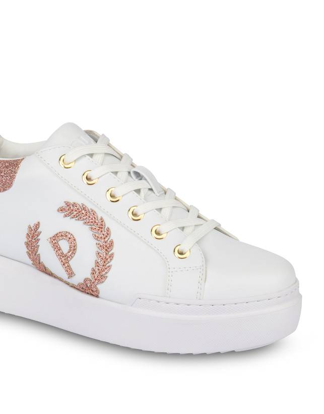 Pollini Sneakers Carrie Con Glitter Bianco/antico Online