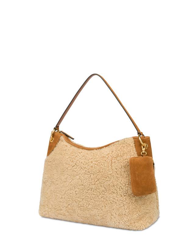 Pollini Hobo Bag In Montone E Crosta Anjia Italia