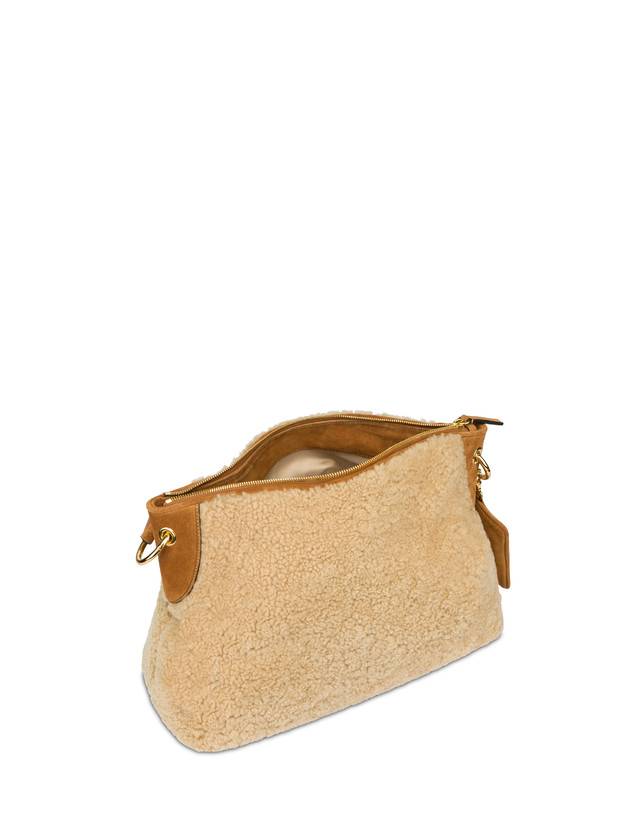 Pollini Hobo Bag In Montone E Crosta Anjia Italia