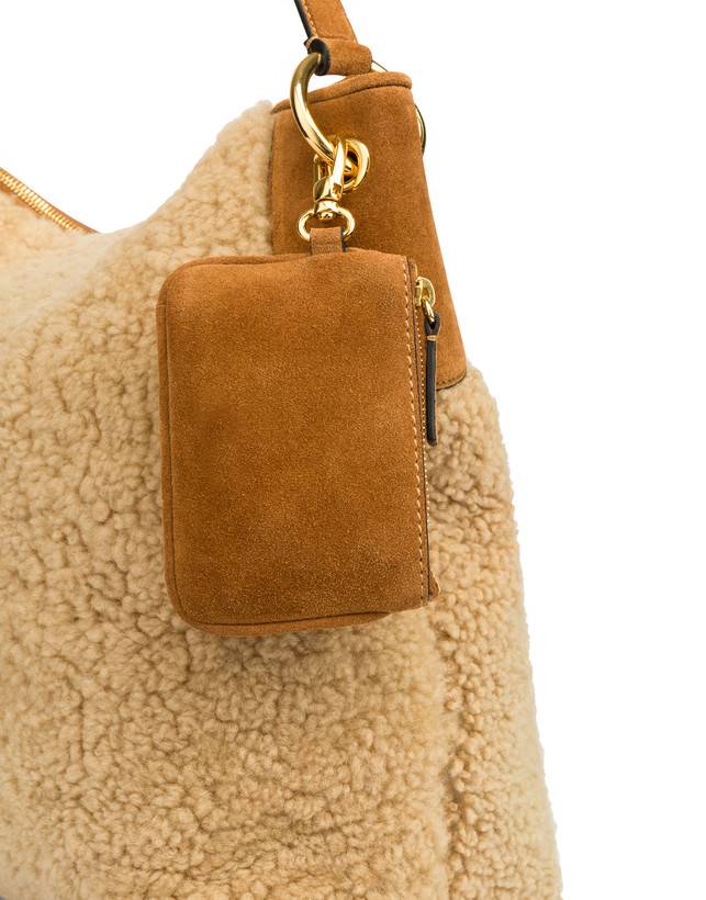 Pollini Hobo Bag In Montone E Crosta Anjia Italia