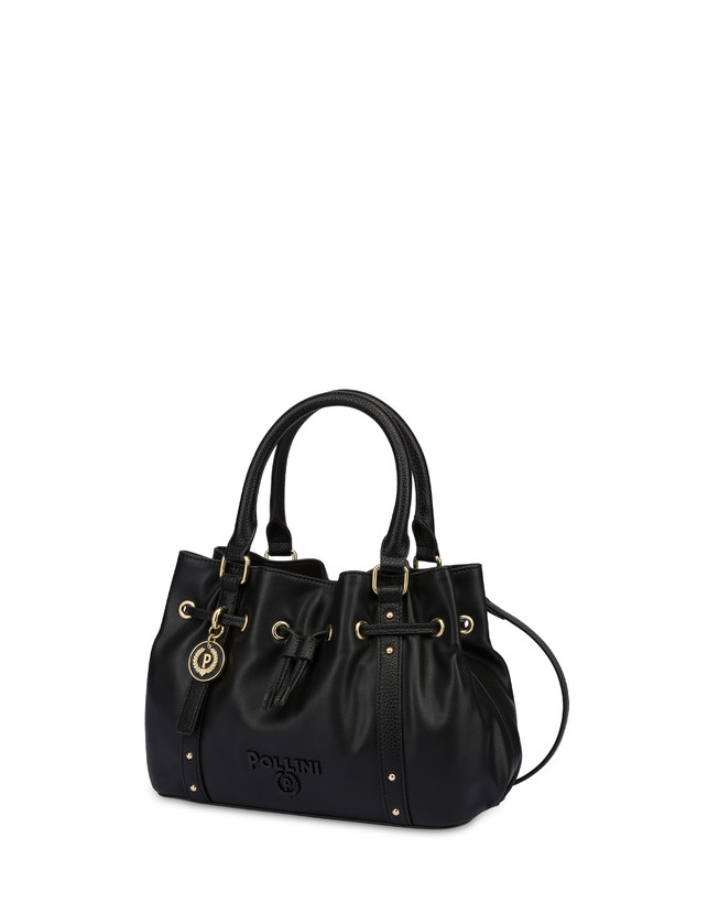 Pollini Piccola Borsa In Nappa Serena Nero/nero Qualità Garantita