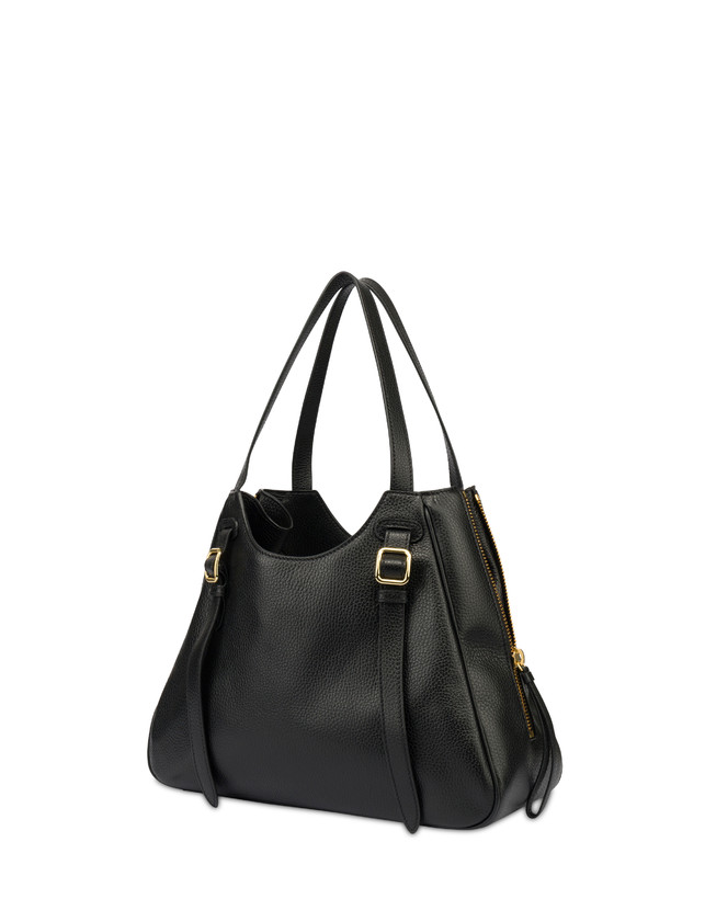 Pollini Shopper In Vitello Bottalato Rider Promozione Limitata