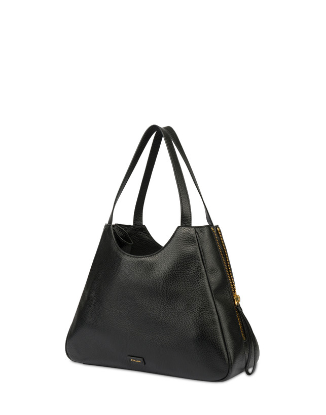 Pollini Shopper In Vitello Bottalato Rider Promozione Limitata