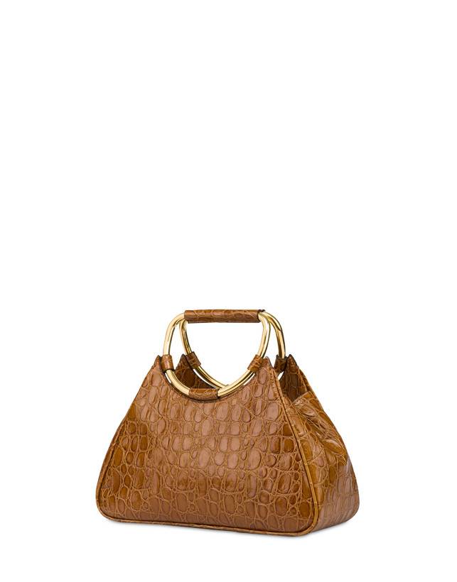 Pollini Clutch In Vitello Stampa Cocco Armour Prezzo Ridotto
