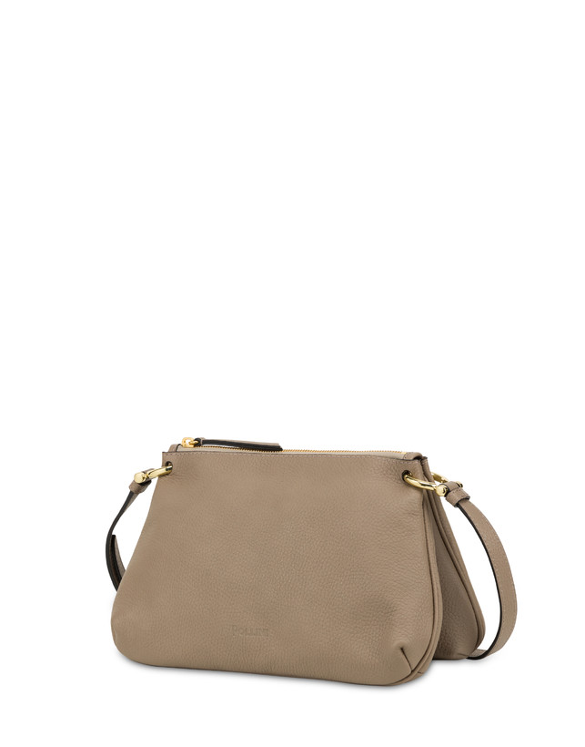 Pollini Borsa A Tracolla In Vitello Bottalato Double Marlene Sconto