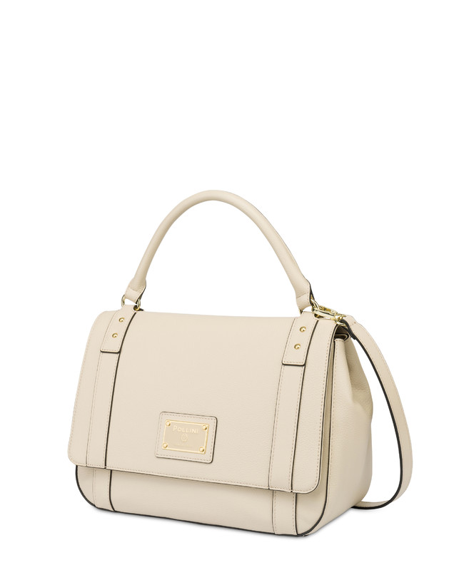 Pollini Borsa Top Handle In Vitello Serena Avorio Online