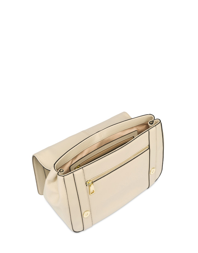 Pollini Borsa Top Handle In Vitello Serena Avorio Online