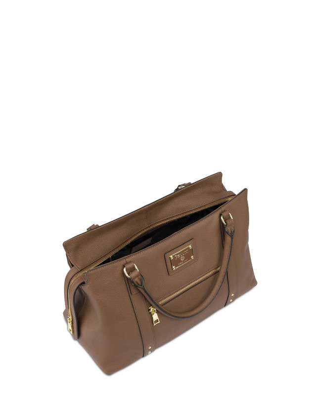 Pollini Borsa Doppio Manico Serena Marrone Outlet