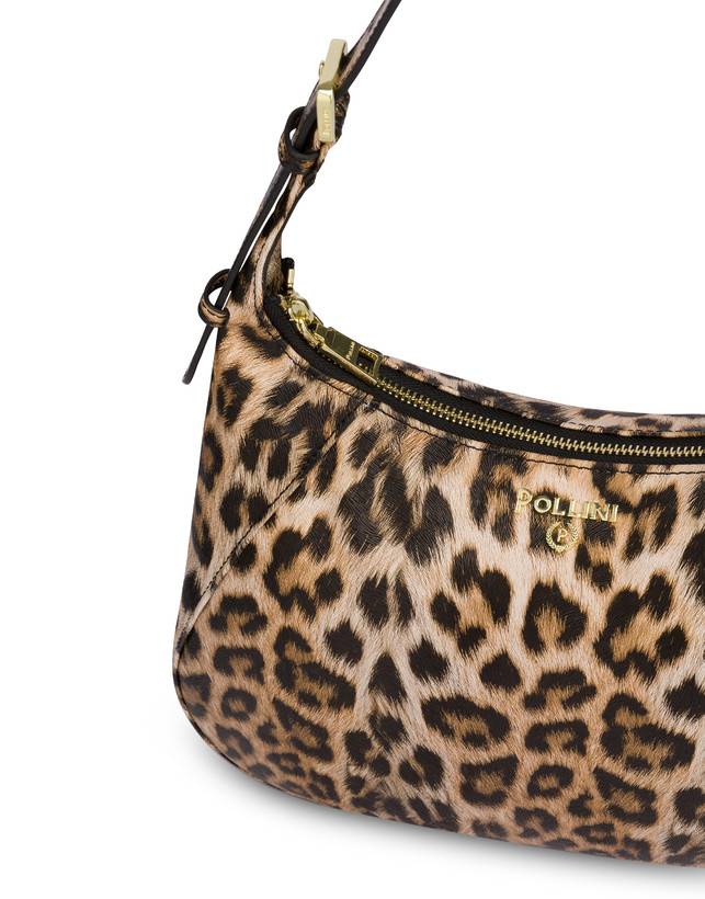 Pollini Hobo Bag Stampa Leopardata Nina Leopardo Hotsell